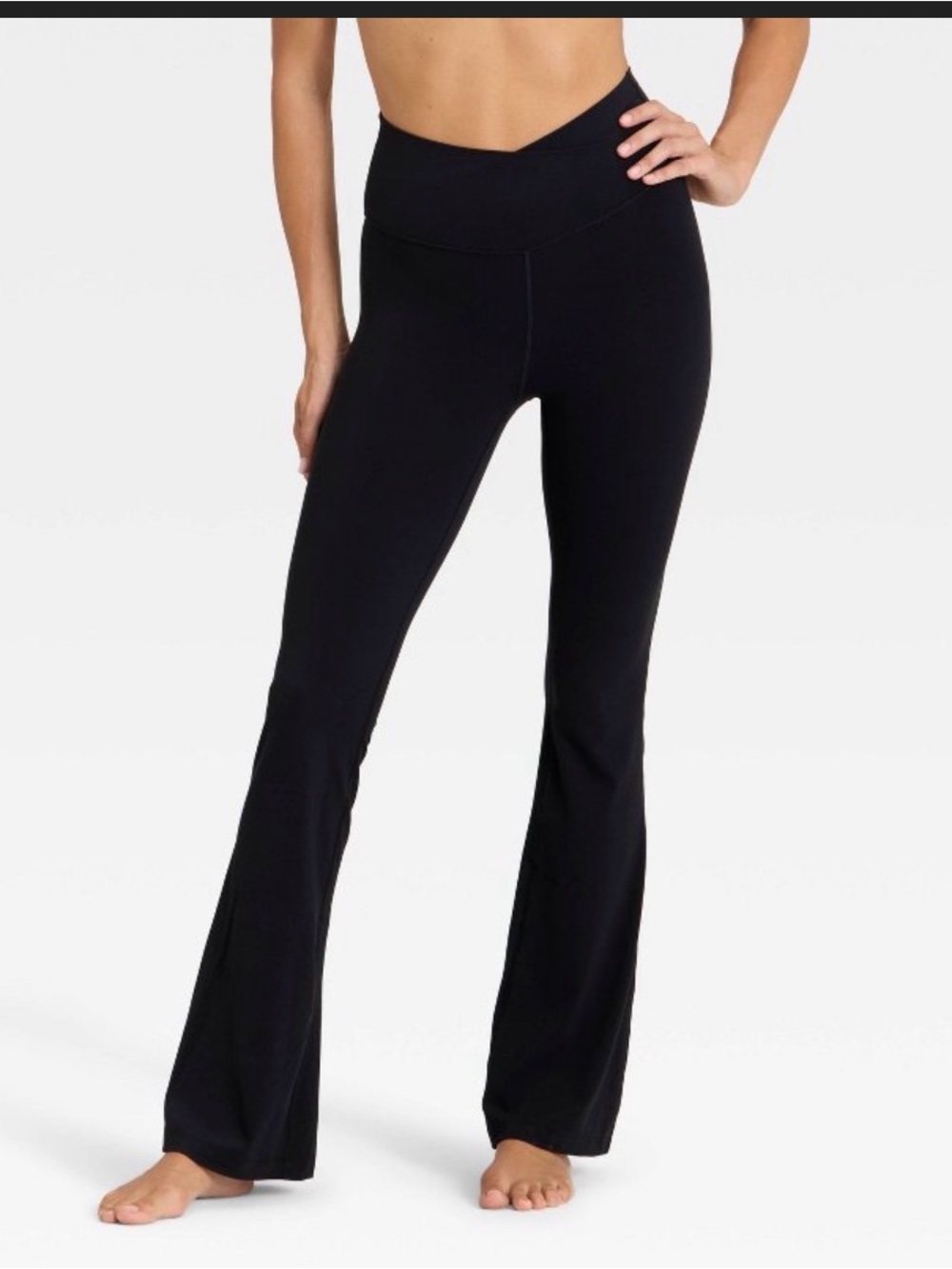 JoyLab Black High-Rise Flared Yoga Pants- 4 pairs